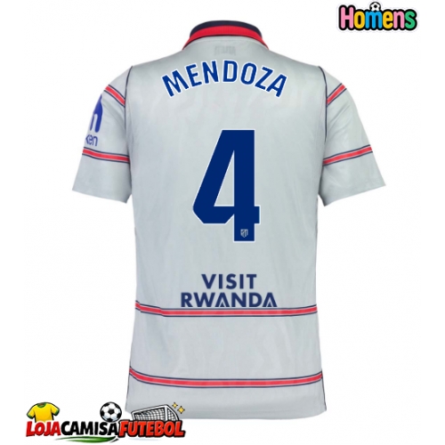 Camisa de Futebol Atletico Madrid Rodrigo Mendoza #4 Equipamento Alternativo 2026-27 Manga Curta